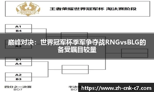 巅峰对决：世界冠军杯季军争夺战RNGvsBLG的备受瞩目较量